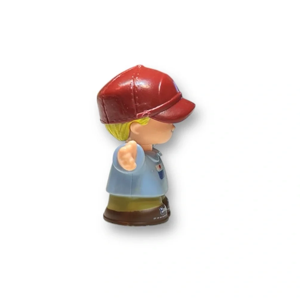 Fisher Price‎ Little People Helpful Harvester Green Tractor & Farmer Boy Figure